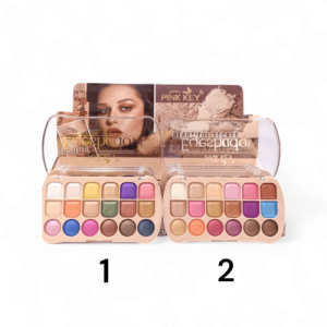پالت سایه چشم 18 رنگ خودکاری PINK KEY Beautiful Secret