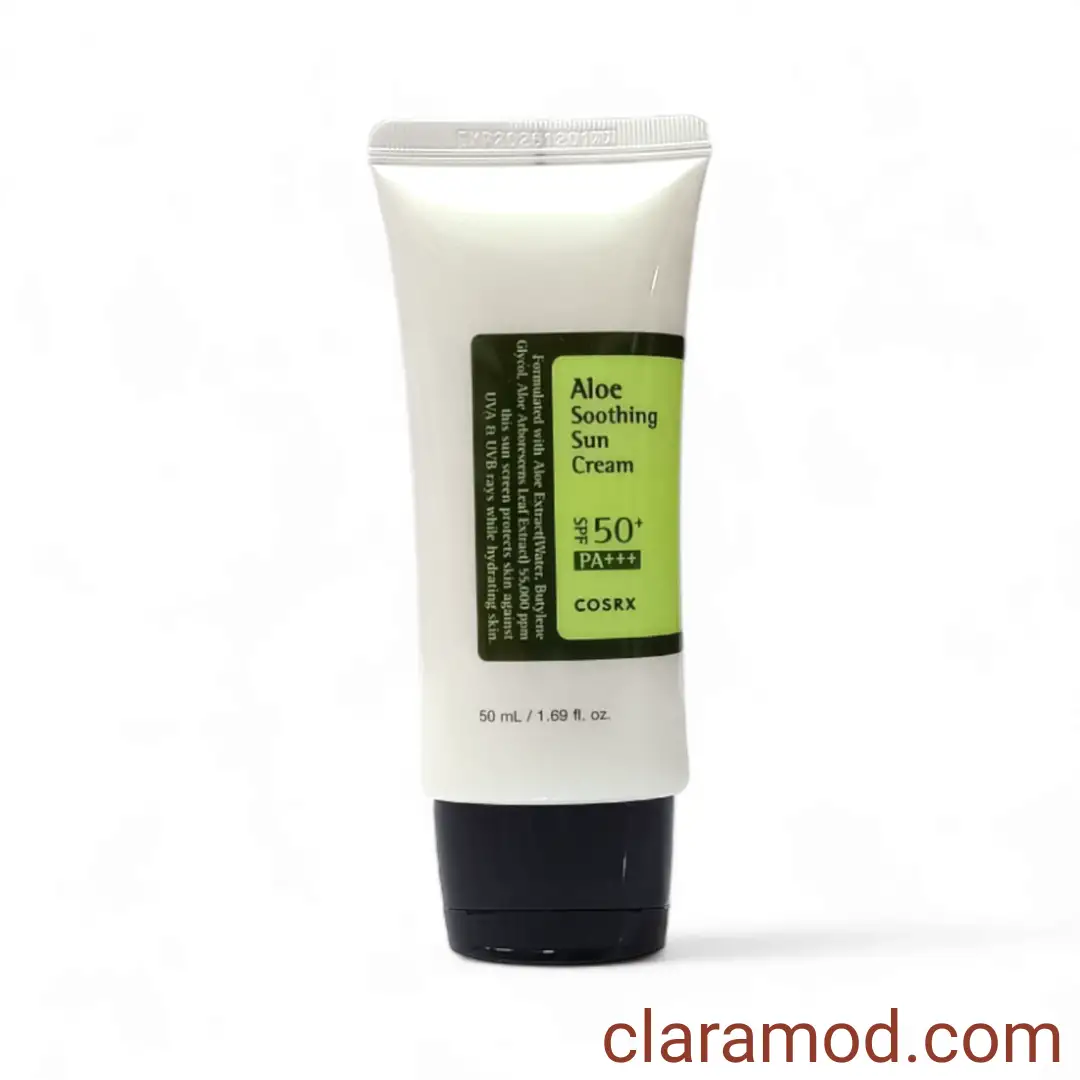 Photoroom-20240810_233128 ضد آفتاب آلوئه ورا کوزارکس (COSRX Aloe Soothing Sun Cream SPF 50) - Image 5
