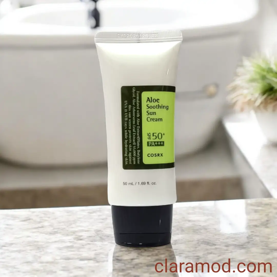 Photoroom-20240810_233216 ضد آفتاب آلوئه ورا کوزارکس (COSRX Aloe Soothing Sun Cream SPF 50) - Image 6