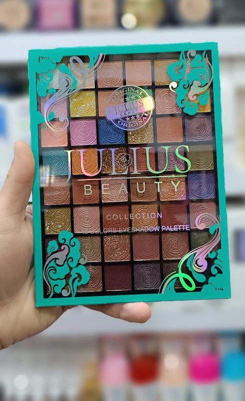 IMG_6008 پالت سایه چشم فانتزی 48 رنگ JULIUS BEAUTY - Image 4