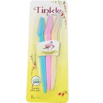 tinkle eyebrow shaver2 150x150 - تیغ اصلاح ابرو و صورت زنانه بسته 3 عددی TINKLE