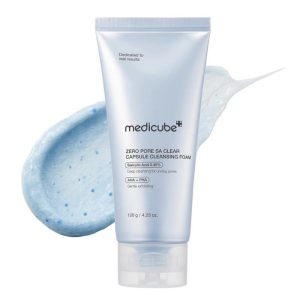 IMG 5907 300x300 - فوم شستشو کپسولی منافذ و لایه بردار مدی کیوب Medicube Zero Pore
